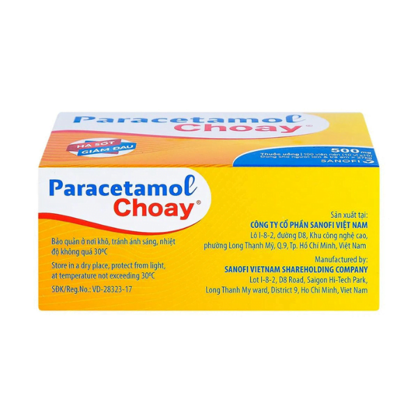 Paracetamol Choay H V X Vi N Sanofi