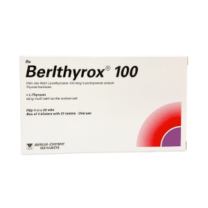 BERLTHYROX 100 (4 VỈ x 25 VIÊN) MENARINI