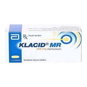 KLACID MR 500MG (1 VỈ x 5 VIÊN) ABBOTT