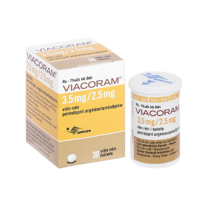 VIACORAM 3.5MG/2.5MG (CHAI 30 VIÊN) SERVIER