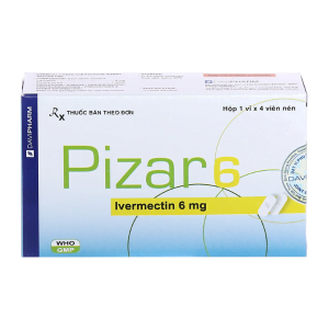 PIZAR 6 (1 VỈ x 4 VIÊN) DAVIPHARM