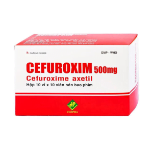 CEFUROXIM 500MG (2 VỈ x 5 VIÊN) VIDIPHA