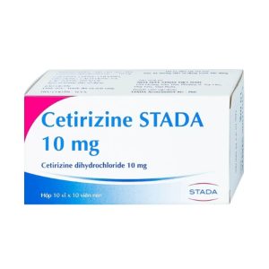 CETIRIZINE 10 MG (10 VỈ x 10 VIÊN) STADA