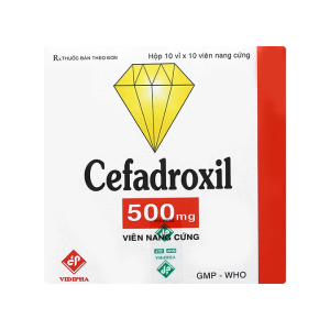 CEFADROXIL 500MG (10 VỈ x 10 VIÊN) VIDIPHA