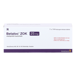BETALOC ZOK 25MG (1 VỈ x 14 VIÊN) ASTRAZENECA