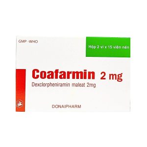 COAFARMIN 2MG (2 VỈ x 15 VIÊN) DONAIPHARM