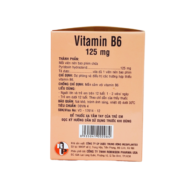 Vitamin B6 Chống Chỉ Định: Những Điều Cần Biết Trước Khi Sử Dụng