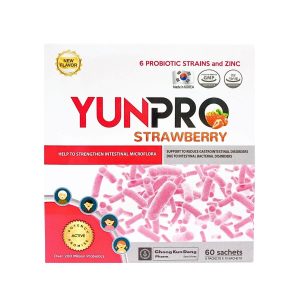 MEN VI SINH YUNPRO STRAWBERRY (60 GÓI)