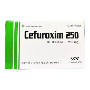 CEFUROXIM 250MG (1 VỈ x 10 VIÊN) CỬU LONG