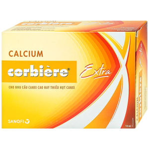CALCIUM CORBIERE EXTRA 10ML (3 VỈ x 10 ỐNG) SANOFI