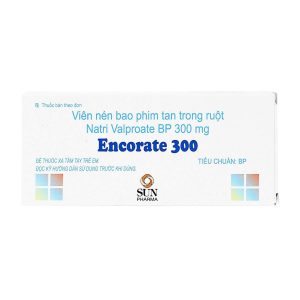 ENCORATE 300MG (5 VỈ x 10 VIÊN) SUN PHARMA