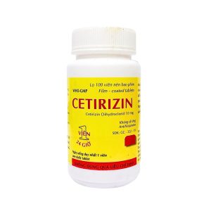 CETIRIZIN 10MG (CHAI 100 VIÊN) KHÁNH HỘI