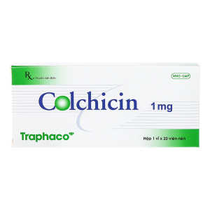 COLCHICIN 1 MG (1 VỈ x 20 VIÊN) TRAPHACO
