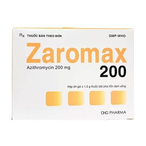 ZAROMAX 200 (HỘP 24 GÓI) DHG