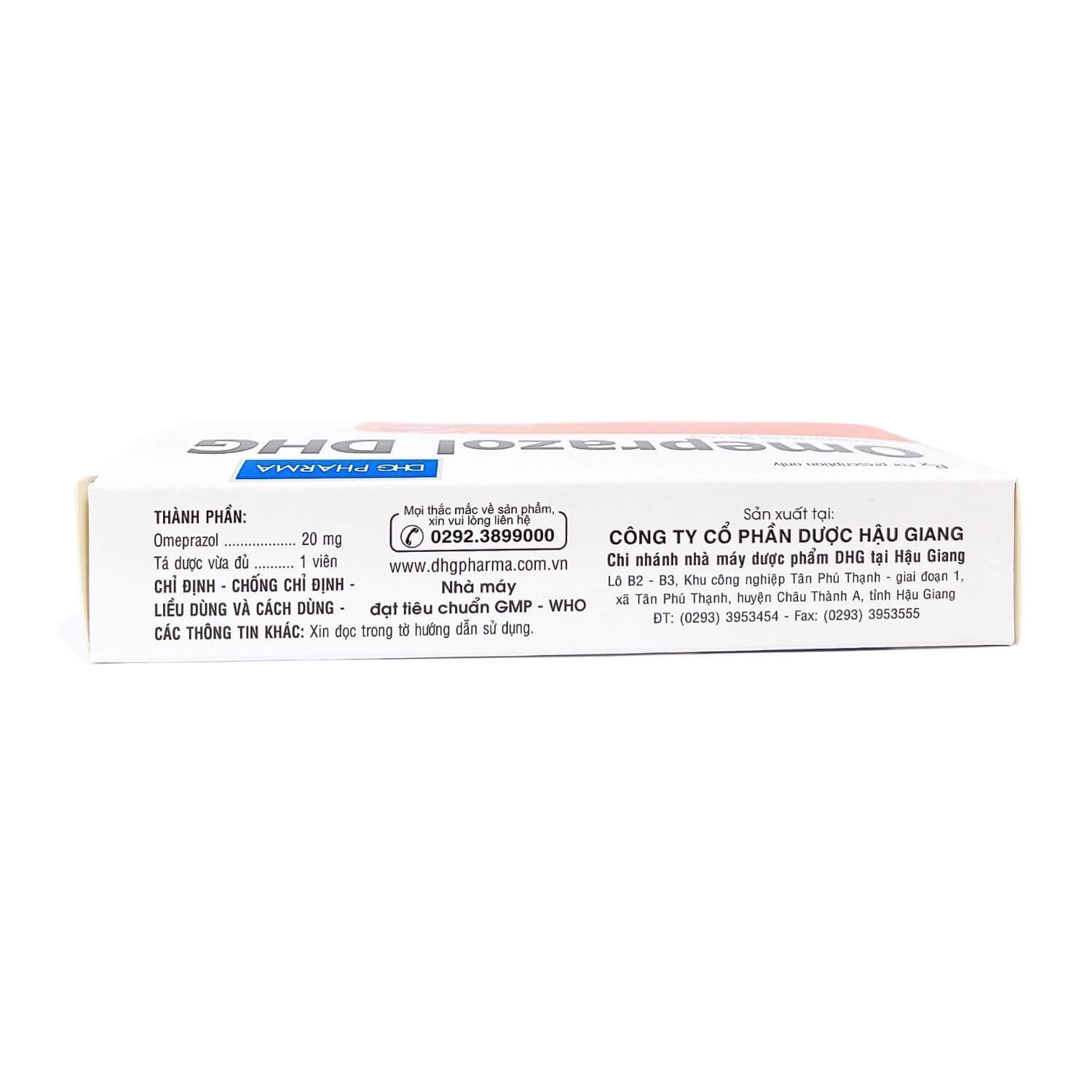 OMEPRAZOL DHG (3 VỈ x 10 VIÊN)