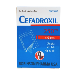 CEFADROXIL 250MG (HỘP 12 GÓI) ROBINSON