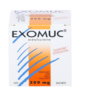 EXOMUC 200MG (HỘP 30 GÓI) BOUCHARA RECORDATI
