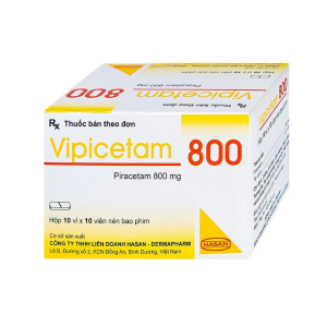 VIPICETAM 800MG (10 VỈ x 10 VIÊN) HASAN