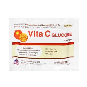 KẸO VITA C GLUCOSE (HỘP 46 GÓI x 24 VIÊN) MEKOPHAR