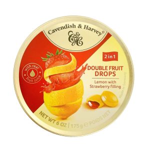 KẸO TRÁI CÂY ĐỨC DOUBLE FRUIT DROPS (HỘP 175G)