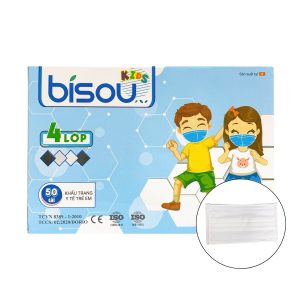 KHẨU TRANG BISOU KIDS MÀU TRẮNG